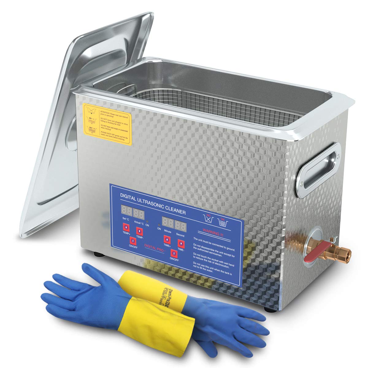 Digital ultrasonic parts cleaner